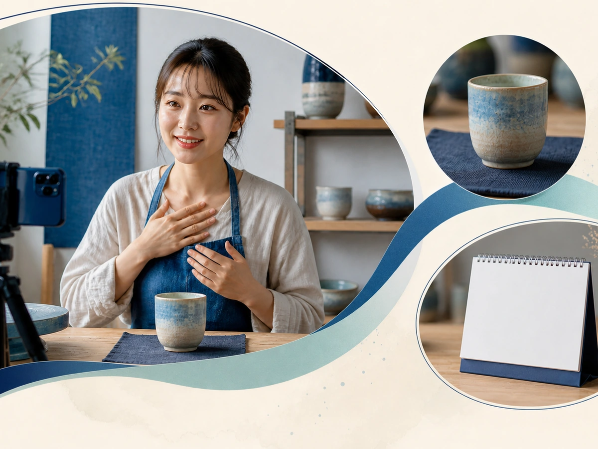 終了前に視聴者へ感謝し決まっている次回日時とフォローを案内する配信者