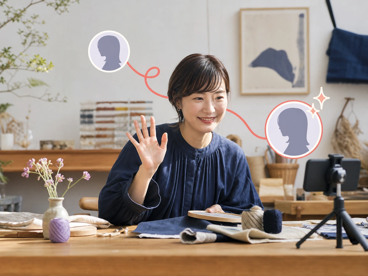 以前来てくれた視聴者へ名前を呼んで久しぶりと挨拶する配信者