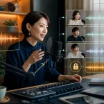 収録、ライブ、コラボ、限定配信を使い分ける日本人音声配信者