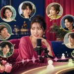 8人の音声会話、コメント、ギフト、消える配信を示す日本人音声配信者