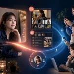 mellow-fanの公式クリエイターとファンがライブ、動画、ボード、サブスク、エールで交流する様子