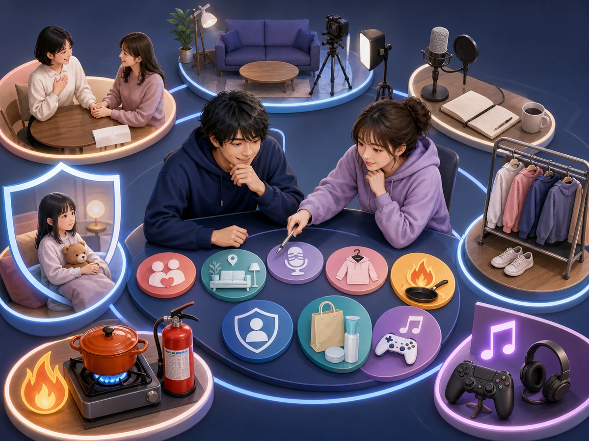 出演者、場所、映像、音声、危険行為、年齢、権利を配信前に分けて確認する成人の配信チーム
