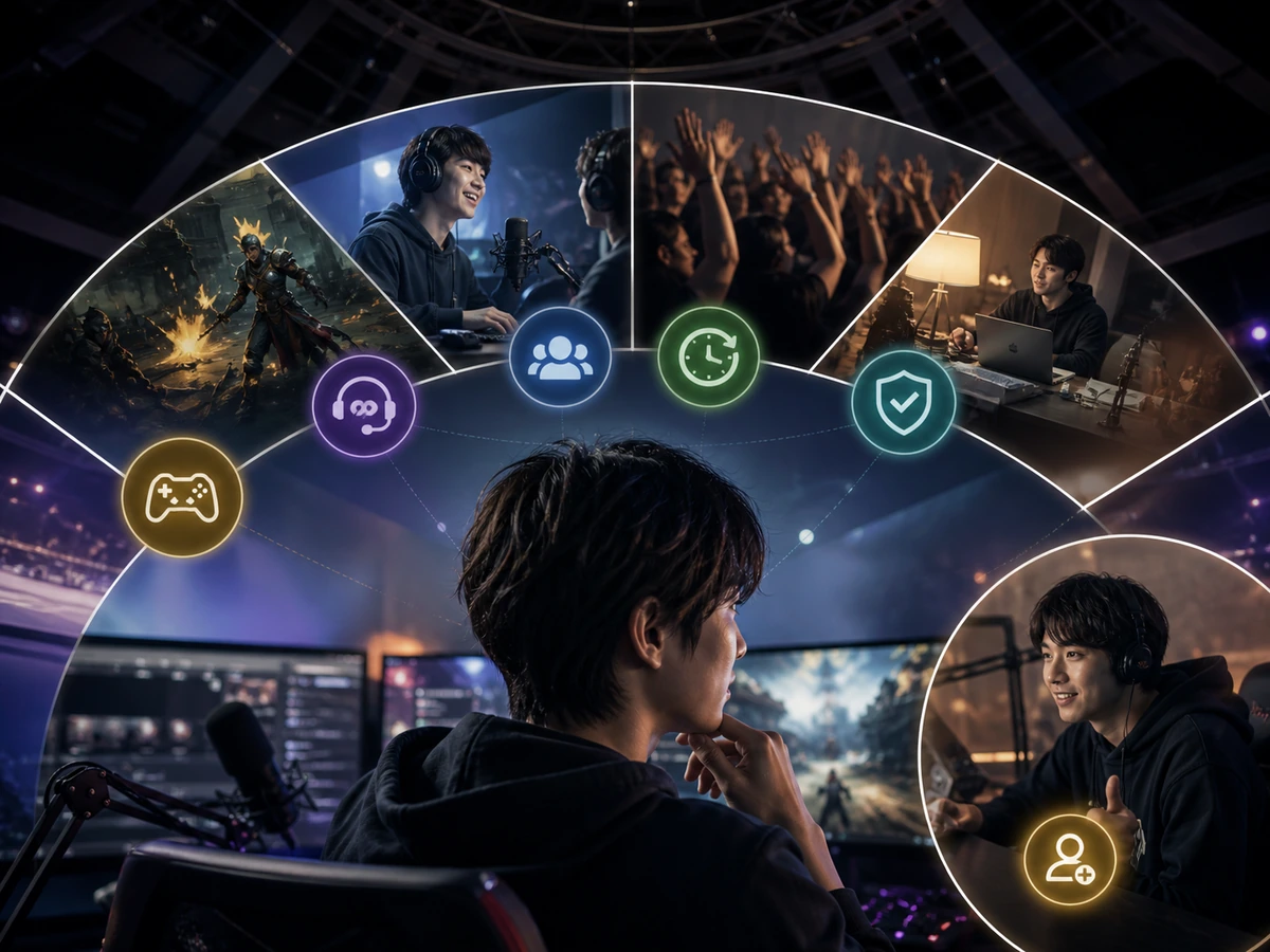 DLiveのチャットを見ながら公開範囲と禁止語を整える配信者