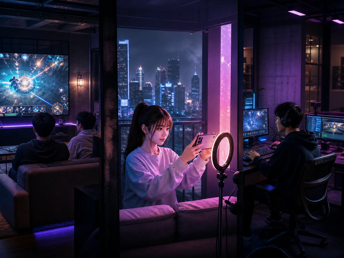 Nimo TVでゲームを配信する人とチャットで参加する視聴者