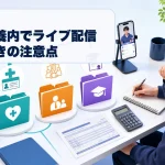ライブ配信を始める前に税、健康保険、家族手当、修学支援を分けて考える成人学生